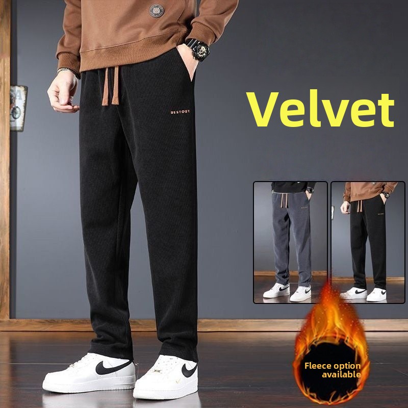 Corduroy Pant Warm - Thickened Corduroy Work Pants Men's Casual
