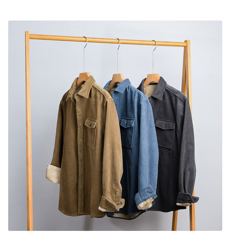 Men's Corduroy Shirt Jacket He - Flannel Shirt Lined review and price