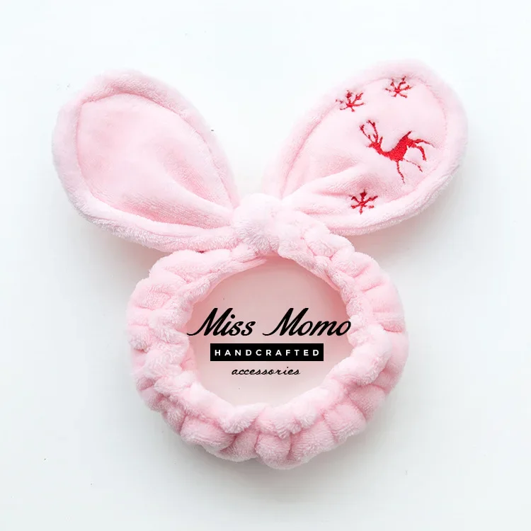 Soft Retro Christmas elk snowf - Winter Headband Fleece review and price