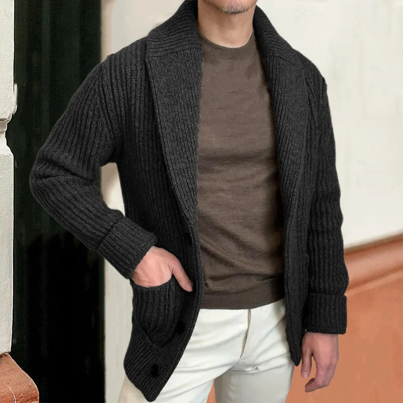 Men's Sweaters Cardigan Lapel  - Down Jacket Packable review and price