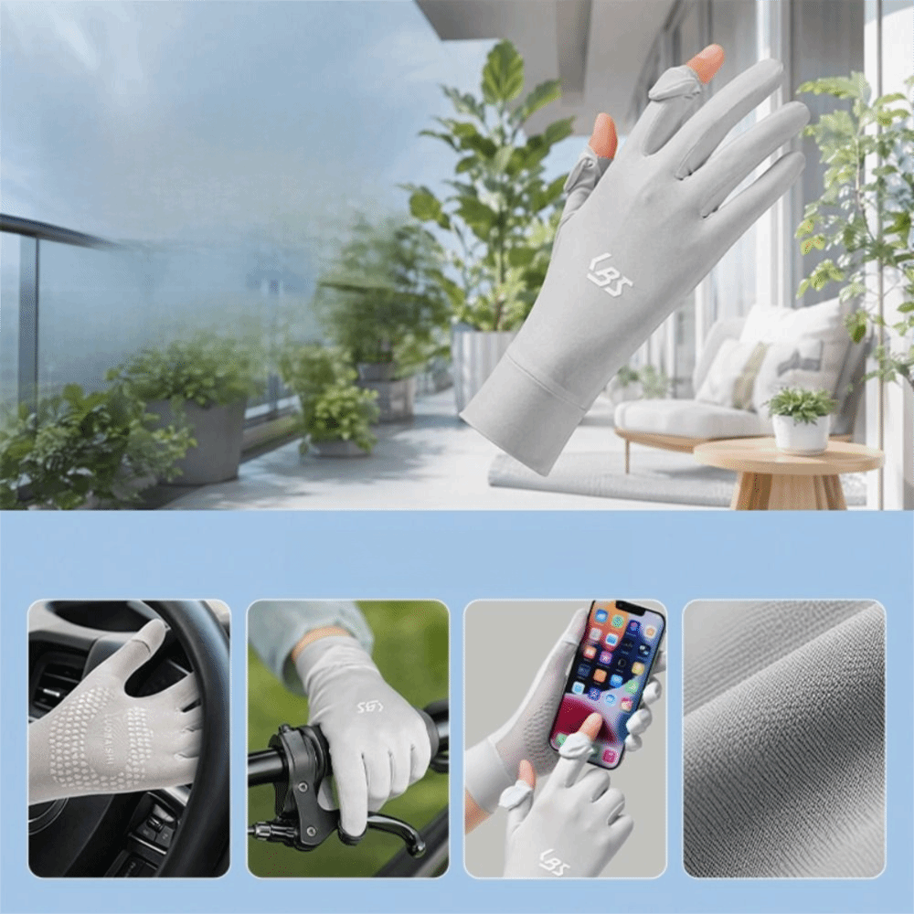 Women Ice Silk UV Protection G - Touch Screen Gloves review and price