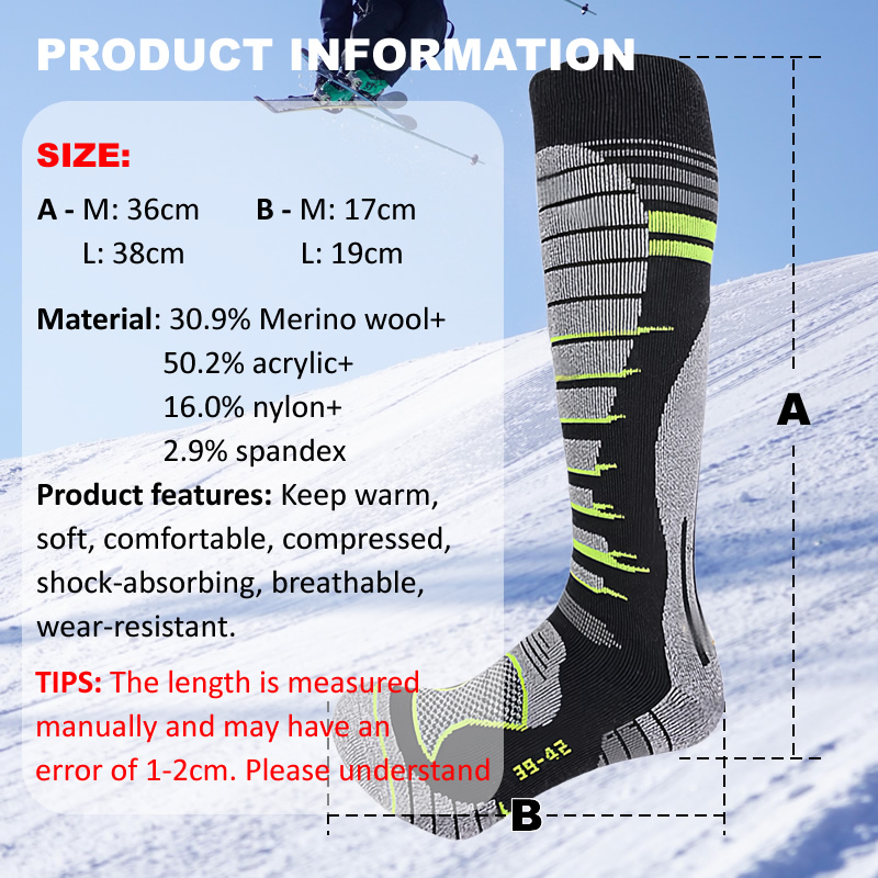 Merino Wool Ski Socks Cold Wea - Thermal Sock Wool review and price