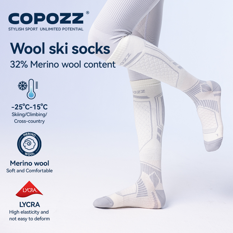 COPOZZ Merino Wool Winter Ski  - Thermal Sock Wool review and price