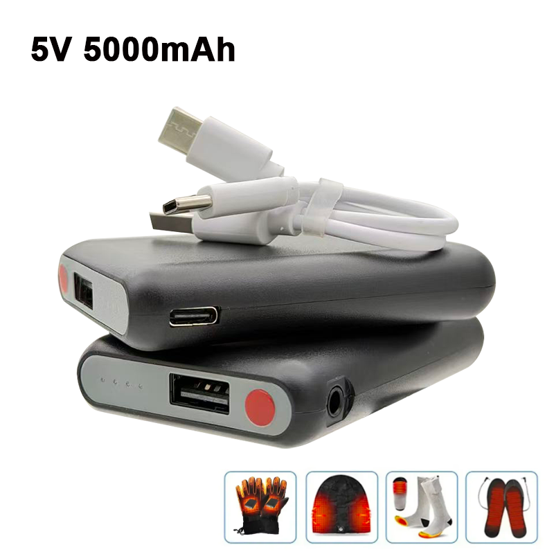 5V 5000mAh USB-C Rechargeable  - Heated Vest Battery review and price