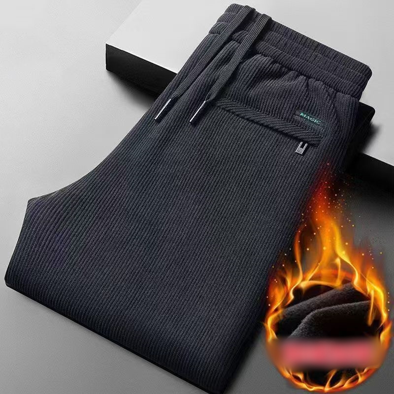 Black gray men's corduroy and  - Corduroy Pant Warm review and price