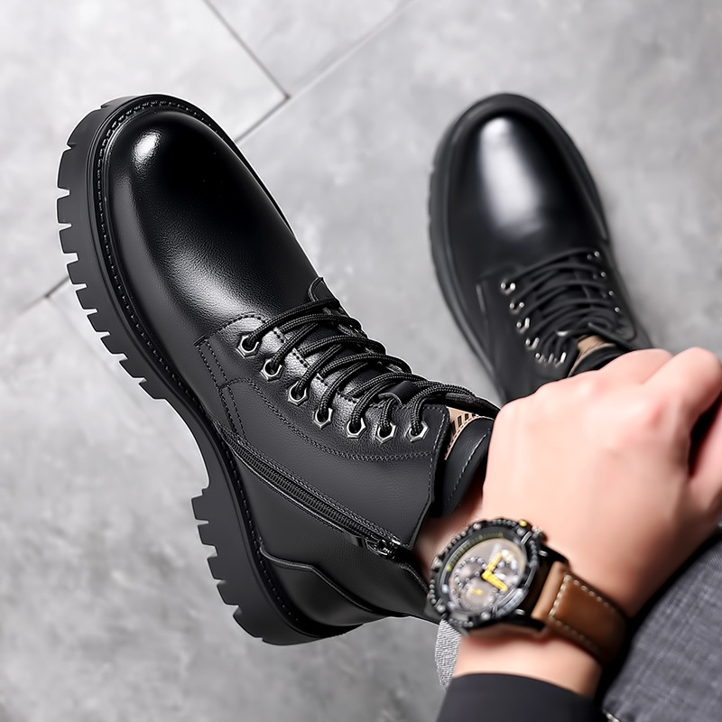 Men Classic Genuine Leather Bo - Waterproof Winter Boot review and price