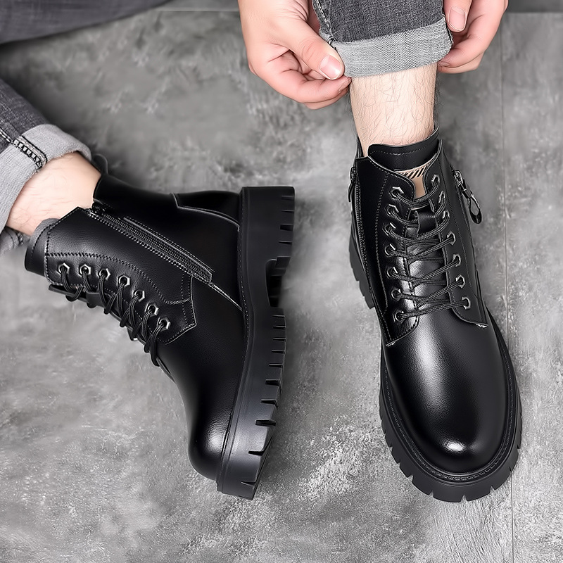 Men Classic Genuine Leather Bo - Waterproof Winter Boot review and price