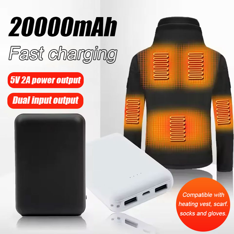 20000mAh Power Bank Portable U - Heated Vest Battery review and price