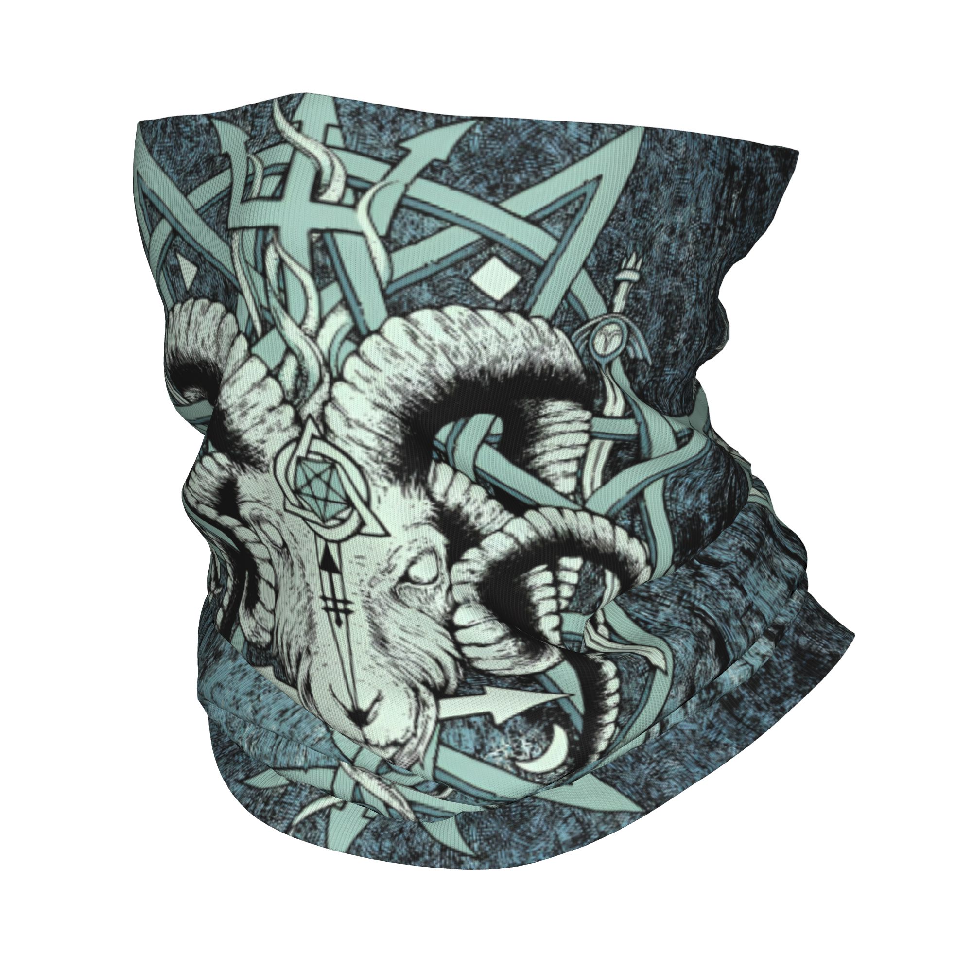 Custom The Sabbatic Goat Bapho - Neck Gaiter Fleece review and price