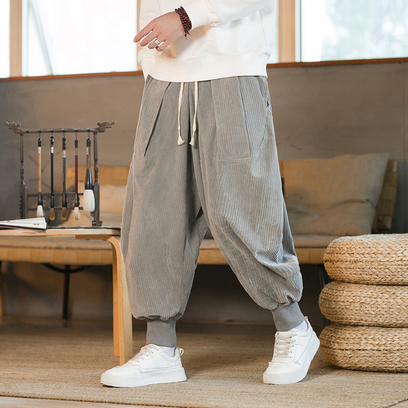 2023 Men Winter Solid Color Co - Corduroy Pant Warm review and price