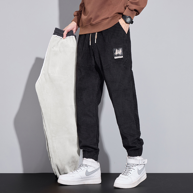 Winter Men's Fleece Jogging Pa - Corduroy Pant Warm review and price