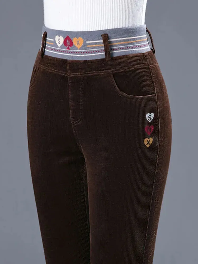 Winter Thicken Plush Lined Pen - Corduroy Pant Warm review and price
