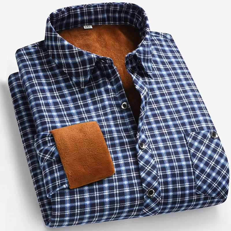 2026 Autumn and Winter Men's F - Flannel Shirt Lined review and price