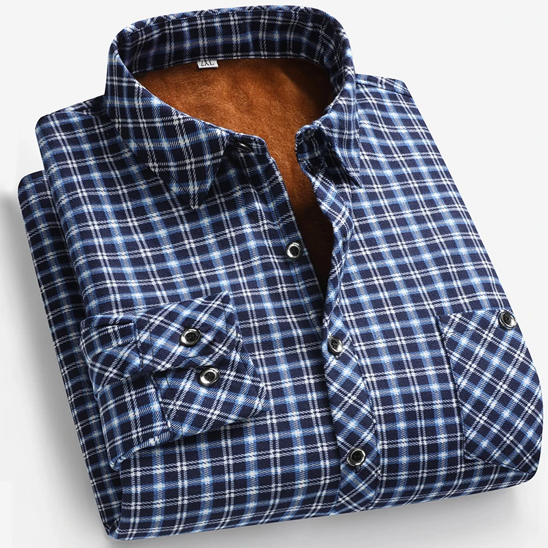 2026 Autumn and Winter Men's F - Flannel Shirt Lined review and price