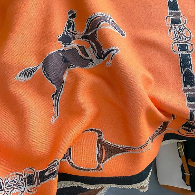 Retro Rider Horse Imitation Ca - Wool Scarf Men review and price