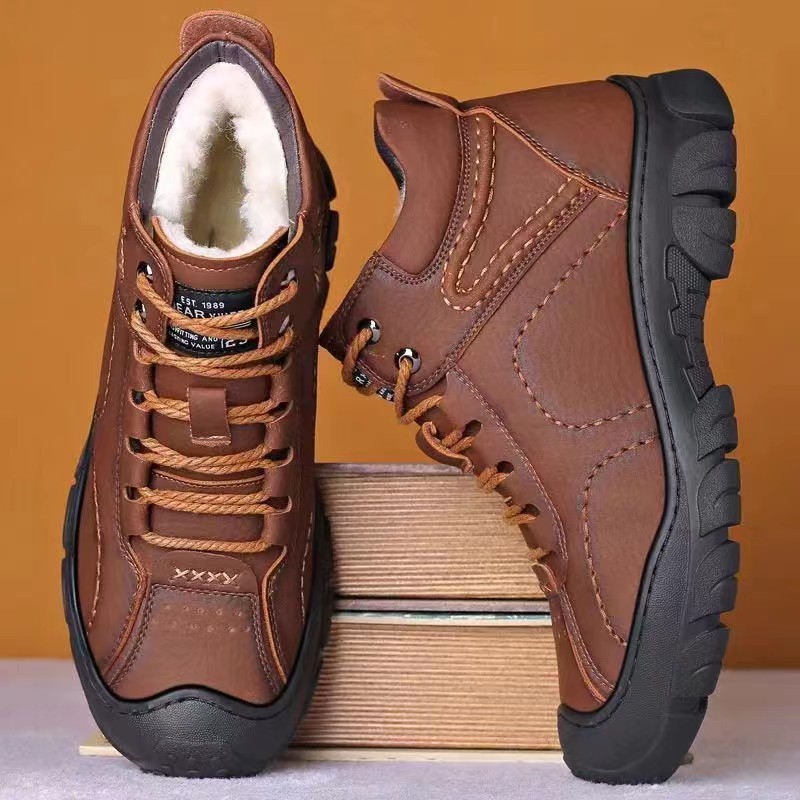 Men's Boots Lace Up Ankle Boot - Waterproof Winter Boot review and price