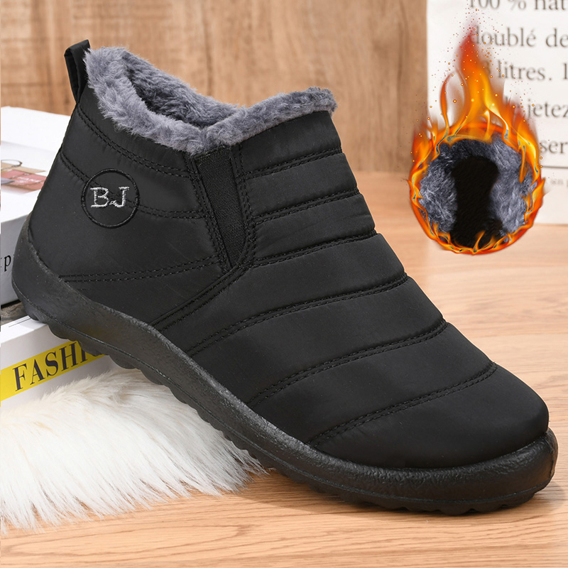 Warm Men's Boots Snow Platform - Waterproof Winter Boot review and price