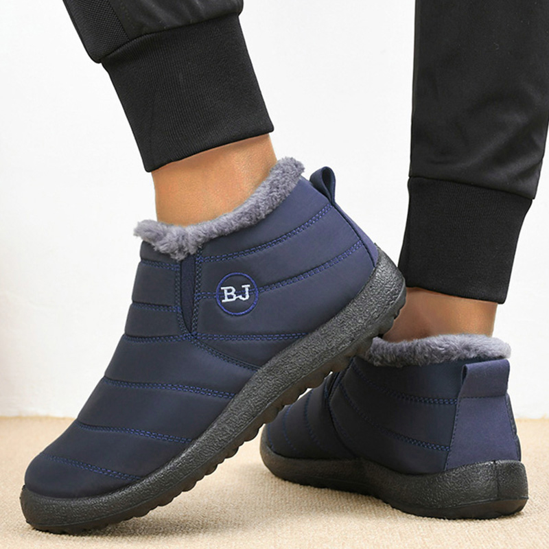 Warm Men's Boots Snow Platform - Waterproof Winter Boot review and price