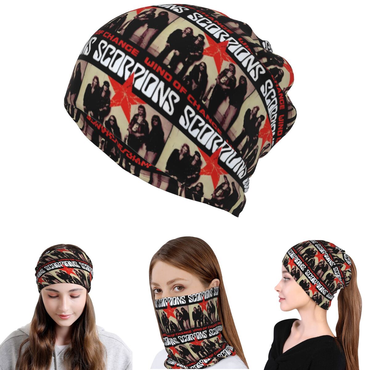 Scorpions Band Rock Bandana Ne - Knit Beanie Hat Warm review and price