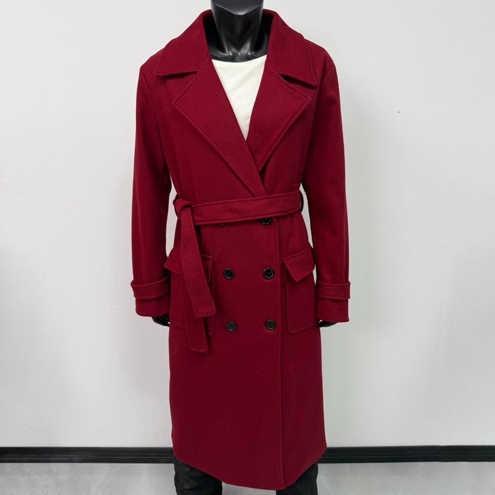 Women Coat Women's Double Brea - Wool Coat Peacoat review and price