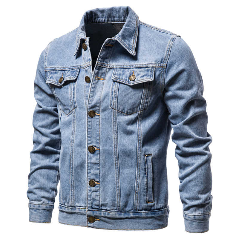 2025 Autumn Men Solid Denim Ja - Down Jacket Packable review and price