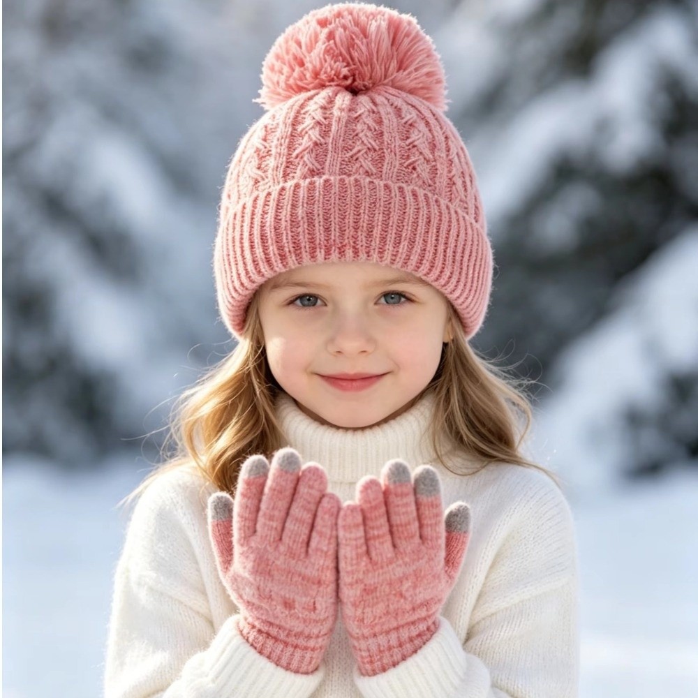 2Pcs/Set Fashion Winter Childr - Touch Screen Gloves review and price
