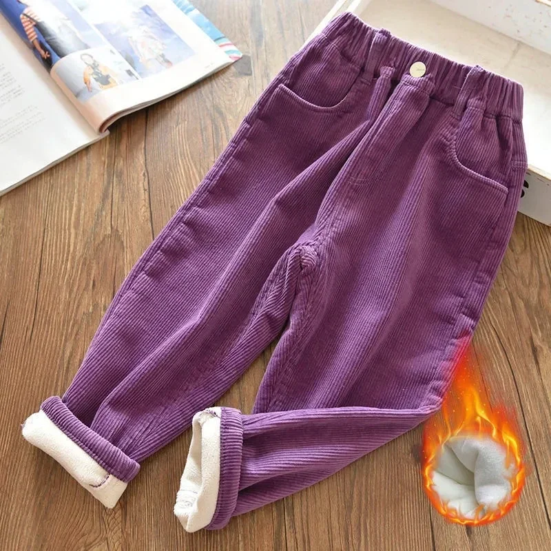 Girls Corduroy Pants Winter Wa - Corduroy Pant Warm review and price