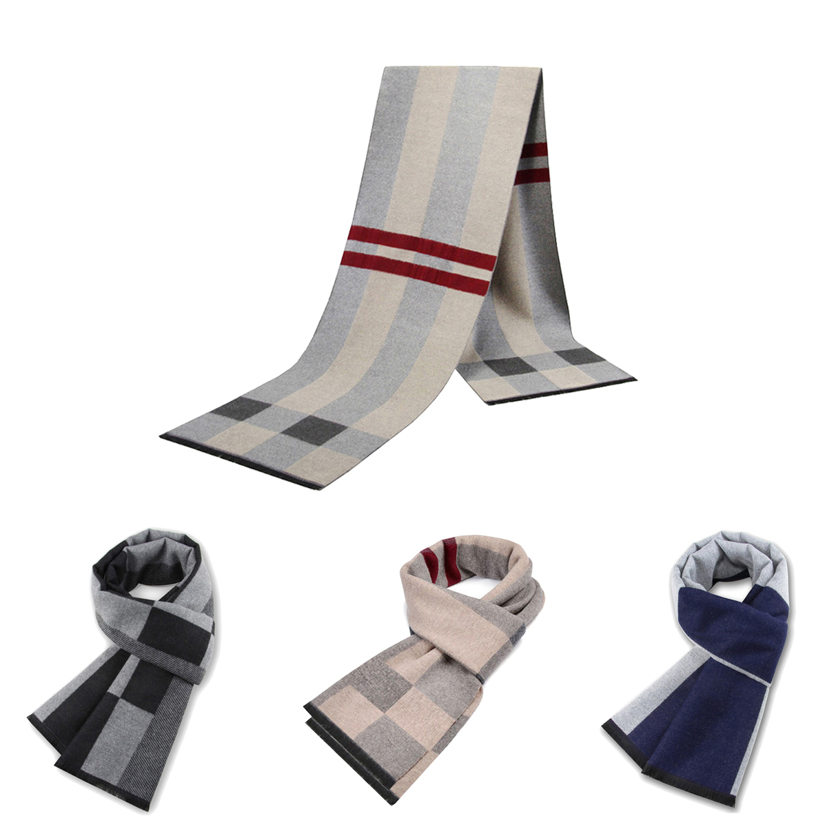Men Scarf For Man Winter Copy  - Wool Scarf Men review and price