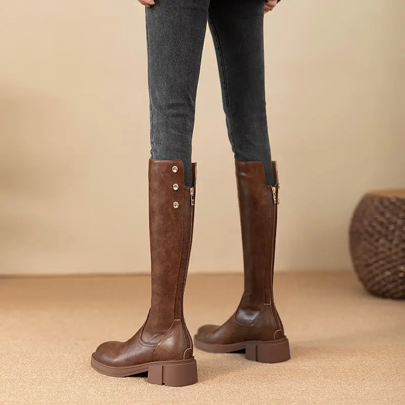 Autumn Winter Middle Heel Ladi - Waterproof Winter Boot review and price
